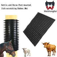 Tapis et coussin en caoutchouc robuste anti-grattage pour bétail et chevaux - Solide