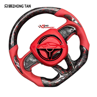 Volant sport en fibre de carbone pour Dodge Challenger SRT Hellcat - 3 branches, 40 mm de diamètre