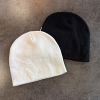 Bonnet réversible automne-hiver 100% acrylique jacquard broderie 3D logo personnalisé ajustable unisexe voyage sport extérieur