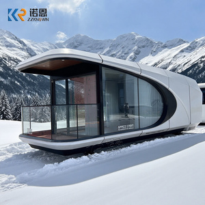 Modulo Hotel Capsula Spaziale con Illuminazione LED per Alloggi in Parchi a Tema - Product Image 6