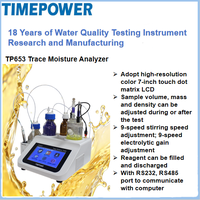 Analyseur d'humidité entièrement automatique TIMEPOWER pour huiles pétrolières, lipides, éthers - Prise en charge OEM personnalisée ISO ASTM