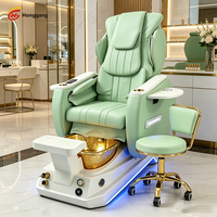 Fauteuil de pédicure électrique avec massage automatique et pompe de drainage pour salon de beauté de luxe