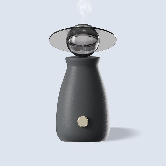 Smart Glass Aroma Diffuser 360ml Capacity Portable Electric Waterless Nebulizing Essential Oil Diffuser Timing Function 12 Hours