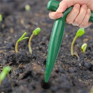 Outil de jardinage en plastique en forme de T pour creuser des trous, semer, repiquer et désherber - Product Image 2