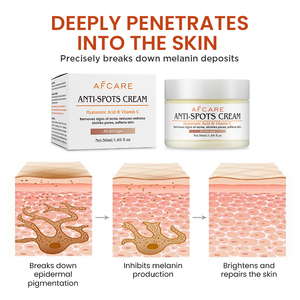 Crème pour le <span class=keywords><strong>visage</strong></span> <span class=keywords><strong>anti</strong></span>-âge éclaircissante avec vitamine C et pentapeptide Crème hydratante réparatrice des rides vente en gros - Product Image 5