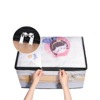 1 sac de rangement suspendu pliable transparent en PVC, anti-poussière, avec fermeture éclair, durable, léger, 60L, pour vêtements et couvertures, 55x35x30CM, pour armoire