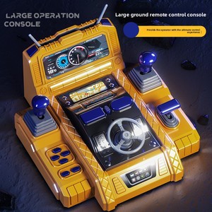 Console de Simulation de Conduite d'Excavatrice Télécommandée à 15 Canaux en Alliage, <span class=keywords><strong>Jouet</strong></span> de Véhicule d'Ingénierie pour Enfants Garçons - Product Image 3