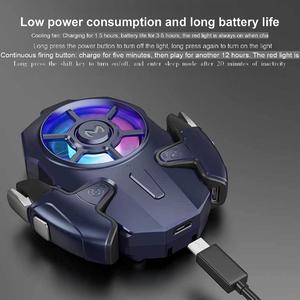 AK03 Di Động Trò Chơi Kích Hoạt Phím Điều Khiển Tản Nhiệt Gamepad L1 R1 Nút Grip Mục Đích Bắn Cho IOS Android Cần Điều Khiển Trò Chơi Bộ Điều Khiển - Product Image 3