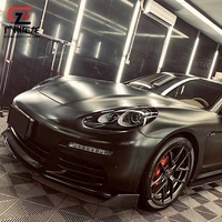 Kit carrosserie en fibre de carbone de haute qualité pour Porsche Panamera 970 : lèvre avant, lèvre arrière, jupes latérales, spoiler
