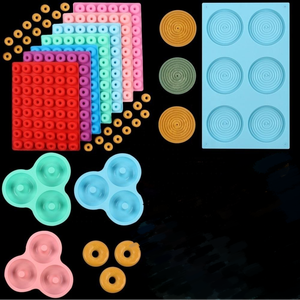 Tự làm Lò nướng công cụ Donut khuôn savarin bánh chiffon Muffin cốc Mousse Silicone khuôn cho bánh công cụ - Product Image 1