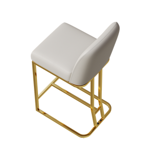 <b>Adjustable</b> Fabric Dining <b>Bar</b> Chairs Set of 2 Modern Design Comfortable High <b>Stools</b> for Living Room - Product Image 4