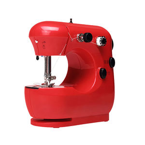Mini máquinas de coser domésticas eléctricas portátiles Overlock máquina de coser de mano accesorios hogar para niños tela - Product Image 1