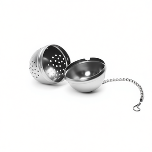Infuseur à thé Metaltex avec chaîne, lot de 6 boules en acier inoxydable pour thé en vrac, pour thé chaud infusé - Product Image 2