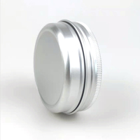 Bocaux et pots en aluminium de 5 ml à 250 ml pour cosmétiques, bougies, parfums, impression offset, marque OEM, bouchon à vis, finition laquée, multicolores