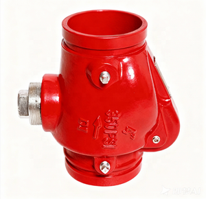 วาล์วกันน้ำไหลย้อนกลับแบบแมนนวลชนิดเหล็กดัดอ่อน 300PSI พร้อมหน้าแปลน/ร่อง - Product Image 4