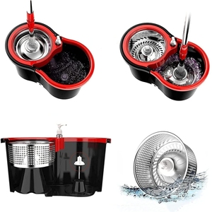 Système de serpillière et seau rotatif Dooso Cleaning Factory avec essoreuse intégrée - Product Image 3