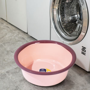 BW2031 Großhandel Rundes Verdicktes Kunststoff-Fußbad-Becken für den Heimgebrauch im Badezimmer, Wäsche, Babypflege, Gemüsewäsche - Product Image 1
