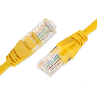 Câble Ethernet CAT 5 6 de longueur personnalisée, haute vitesse, large bande passante pour le transfert de données, réseau LAN, jeux, streaming, 1 m, noir