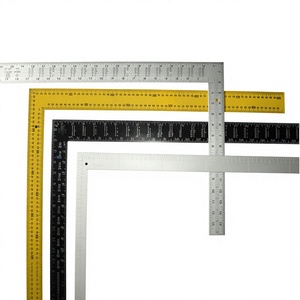 Regla de ángulo recto de metal negro de 400 mm para carpintería y construcción, herramienta de medición - Product Image 2