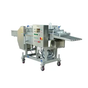 Chicken schnitzels chicken breast fillet coating and processing line