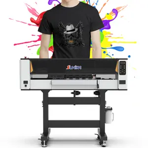 Sunika Large t shirt printing machine with shaking imprimante 60cm Epson i3200 print head digital dtf printer for cloth