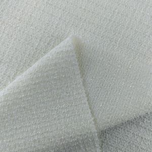 Nouveau <span class=keywords><strong>tissu</strong></span> de tweed à <span class=keywords><strong>carreaux</strong></span> unis métalliques colorés en polyester de conception fantaisie pour robe de pardessus femme - Product Image 4