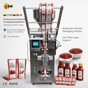 Machine d'emballage plastique professionnelle pour sachets de vinaigrette et de sauce barbecue - Product Image 1