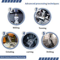 Service d'usinage CNC OEM, perçage en acier inoxydable, prototype métallique personnalisé de précision, dissipateur de chaleur en aluminium anodisé, fil EDM