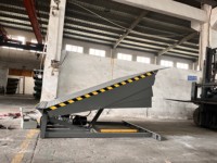 Niveleur de quai hydraulique stationnaire pour entrepôt, rampe de chargement de conteneurs pour chariot élévateur