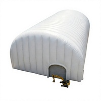 DY DYI-088 Tente dôme gonflable double couche en PVDF imperméable 50*20M, résistante au feu, écologique, structure membranaire pour garage, quatre postes
