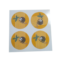 Autocollants en tissu parfumés HODAF avec impression personnalisée, huile essentielle aromatique, autocollants parfumés pour masque