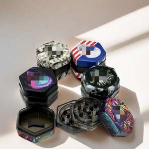 CN New Style Zinc Alloy Manual Modern High Quality Custom Eco-Friendly Tobacco Hemp Grinder - Product Image 2