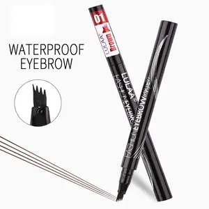 6 Tint Dye Waterdichte Wenkbrauwpotlood Wenkbrauw Shadow Voor Wenkbrauwen Make-Up Waterdichte Langdurige Schets Liquid Eye Brow Wax