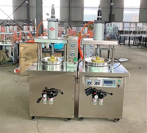 Fabricant automatique de tortillas de farine de céréales, machine hydraulique de pressage et de formage de pâte pour pizza, croûtes de pizza et pain pita - Product Image 4