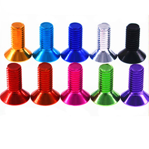 Tornillos de Cabeza Plana Avellanada con Rosca Allen M3 M4 M5 M6, Tornillos de Aluminio Anodizado con Hexágono Interior - Product Image 1