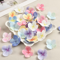 Kelopak Bunga Hydrangea Lateks Warna Merah Muda 4cm Bunga Hydrangea Besar Pasokan Grosir Kelopak Bunga untuk Dekorasi Pernikahan, Ulang Tahun, dan DIY