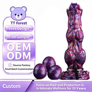 Dildo Realistico TT FOREST con Ovipositore Alieno e 3 Testicoli, Giocattolo Sessuale Maschile per Adulti, Massaggiatore, Sconto Ingrosso - Product Image 2