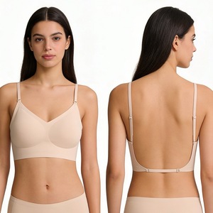 <span class=keywords><strong>Reggiseno</strong></span> da donna senza cuciture stampato <span class=keywords><strong>con</strong></span> coppe a 3/4, schiena a U che valorizza la figura, scollo all'americana, senza ferretto, vestibilità confortevole e <span class=keywords><strong>spalline</strong></span> regolabili - Product Image 4