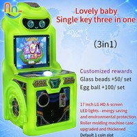 Joy2fun – Machine de jeu d'arcade interactive à écran LCD 17 pouces, à monnayeur, pour centre de divertissement et centre commercial