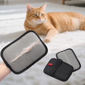 Anti-Static <b>Pet</b> Hair Remover Gloves Cat Dog Hair Cleaning Grooming Gloves <b>Pet</b> Hair Removal <b>Brush</b> - Product Image 1