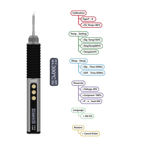 C210 thông minh hiển thị kỹ thuật số hàn sắt, 5-20V Vỏ hợp kim nhôm, sửa chữa chẩn đoán Công cụ Hàn, pcba nhà máy - Product Image 6