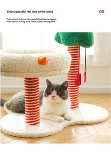 डीलक्स मल्टीफंक्शन कैट फर्नीचर आधुनिक सिसल स्क्रैचिंग पोस्ट जंपिंग प्लेटफॉर्म मजेदार बिल्ली खिलौना पालतू फर्नीचर कार्टन पैकेजिंग - Product Image 4