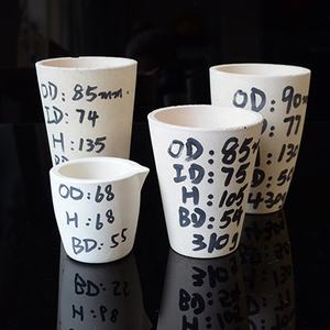 عينات مجانية مخزون مختبر السيراميك الحراري بوتقة مقايسة لذوبان الذهب Alumina - Product Image 2