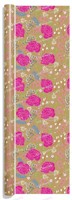 Ensemble de boîtes cadeaux et sacs cadeaux en papier kraft imprimé en gravure florale 80 g/m², recyclables, emballage brun, anniversaire, mariage, fête, cadeau personnalisé
