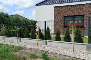 Panneaux de clôture en treillis métallique 3D/2D, clôture en acier métallique pour jardin extérieur, fournitures de jardinage - Product Image 2