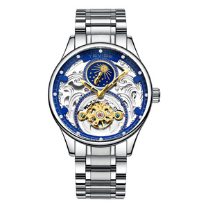 Relojes de Pulsera de Lujo para Hombre, Mecánicos y Automáticos, con Correa de Cuero o Acero Inoxidable, Resistentes al Agua, en Caja Personalizada - Product Image 5