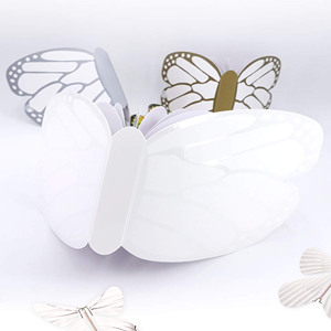 Logo personalizzato a forma di libro della farfalla volante magica a forma di cuore nel libro a forma di farfalla magica a forma di cuore - Product Image 6