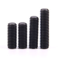 Vis de réglage à pointe plate fendue, à six pans creux, en acier inoxydable, laiton ou cuivre, zinguées, DIN916 1/4-20 3/8-16 M3 M4, vente en gros