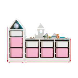 Hot selling multifunctional children's toy car storage display cabinet