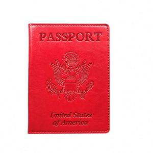 Porta Pasaportes Personalizado al por Mayor con Logotipo, Porta Pasaportes de Viaje de Cuero PU de Lujo con Diseño de Avión y Juego de Etiquetas para Equipaje - Product Image 6